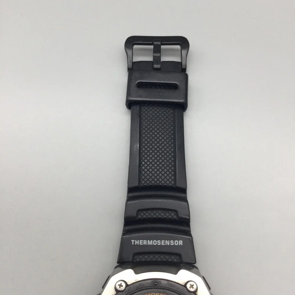 Casio 5056 AQW-101 Mens Watch 45mm Gray Ana-Digi Thermosensor 200M New Battery